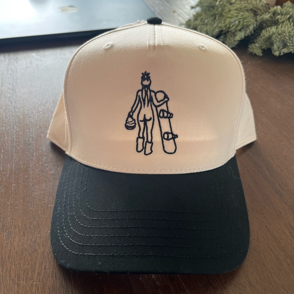 Raw Rebellious Snowboard Girl Trucker Hat